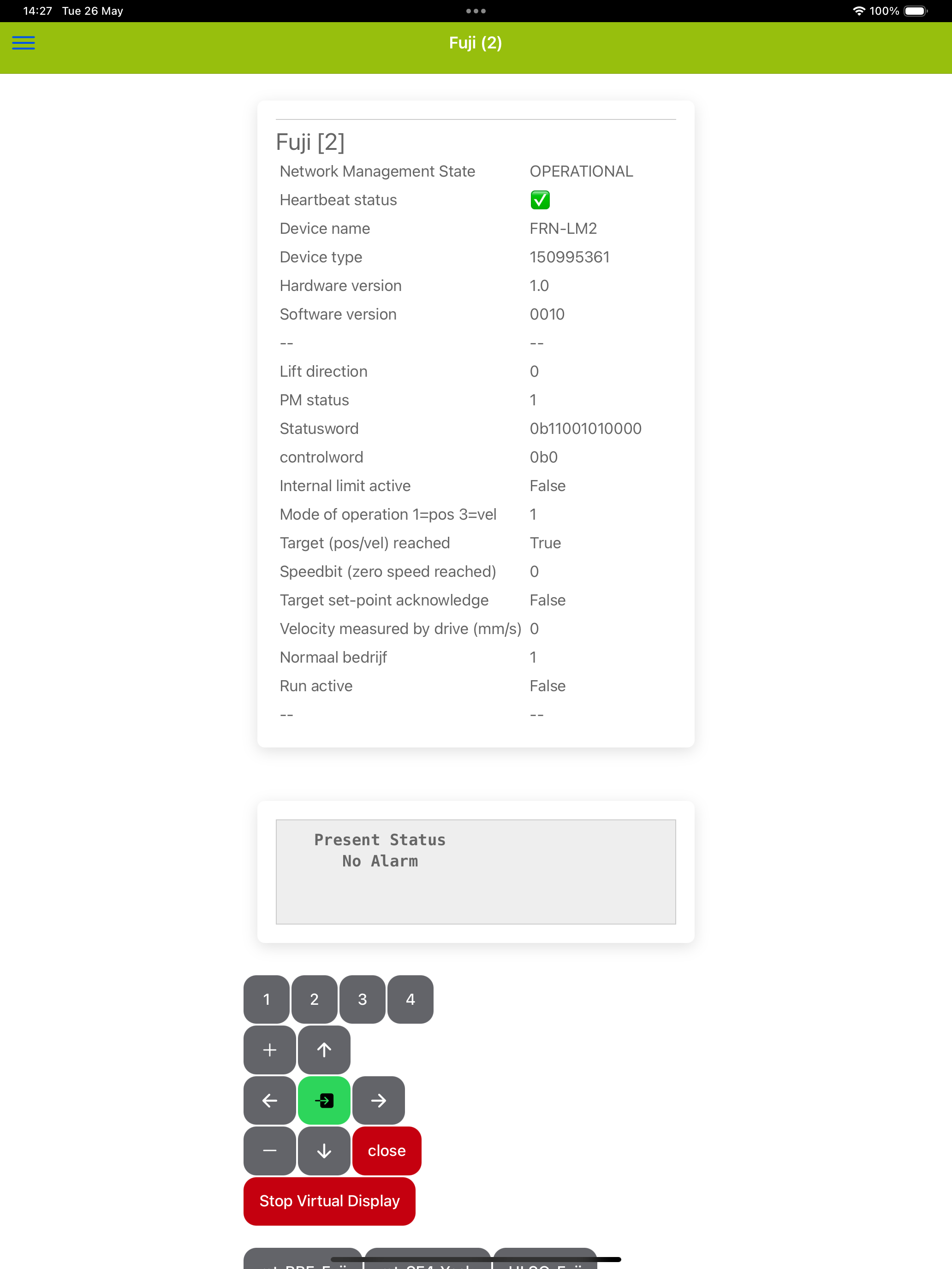 Convator iPad app screenshot